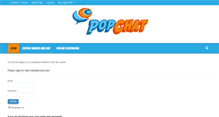 Desktop Screenshot of popchat.biz